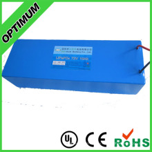 High Voltage 72V 10ah LiFePO4 Batteries with PCM